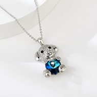 Show details for Origninal Small Platinum Plated Pendant Necklace