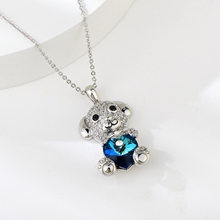 Show details for Origninal Small Platinum Plated Pendant Necklace