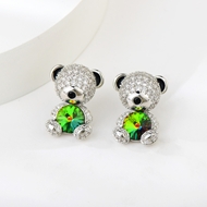 Show details for Origninal Small Bear Dangle Earrings