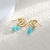 Picture of Best Artificial Crystal Blue Dangle Earrings
