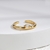 Picture of Bulk Gold Plated Small Adjustable Ring with Speedy Delivery