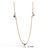 Picture of Low Price Gold Plated White Short Chain Necklace from Trust-worthy Supplier