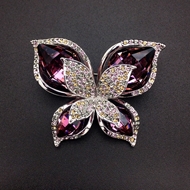 Show details for Copper or Brass Butterfly Brooche with 3~7 Day Delivery