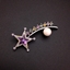 Show details for Fancy Medium Platinum Plated Brooche