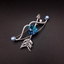 Show details for Copper or Brass Platinum Plated Brooche with 3~7 Day Delivery
