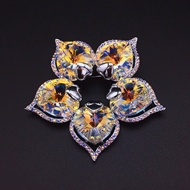 Show details for New Season Yellow Copper or Brass Brooche with Low Cost