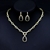 Picture of Charming Black Copper or Brass 2 Piece Jewelry Set at Great Low Price