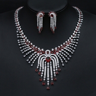 Show details for Filigree Big Red 2 Piece Jewelry Set