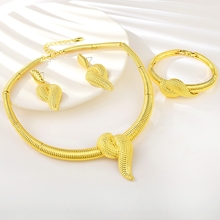 Show details for Big Zinc Alloy 3 Piece Jewelry Set at Factory Price