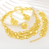 Picture of Zinc Alloy Gold Plated 4 Piece Jewelry Set from Certified Factory