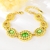 Picture of Recommended Green Artificial Crystal Fashion Bracelet from Top Designer