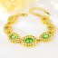 Show details for Recommended Green Artificial Crystal Fashion Bracelet from Top Designer