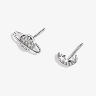 Picture of Affordable Platinum Plated 999 Sterling Silver Stud Earrings from Trust-worthy Supplier