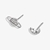 Picture of Affordable Platinum Plated 999 Sterling Silver Stud Earrings from Trust-worthy Supplier