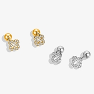 Picture of Sparkling Small Cubic Zirconia Stud Earrings