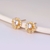 Picture of Delicate White Stud Earrings at Super Low Price