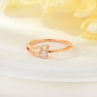Picture of Purchase Rose Gold Plated White Fashion Ring at Super Low Price