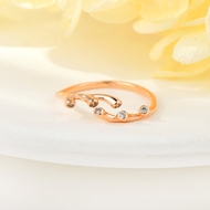 Picture of Wholesale Rose Gold Plated Copper or Brass Fashion Ring with No-Risk Return