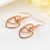 Picture of Love & Heart Small Dangle Earrings with Speedy Delivery