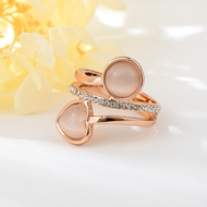 Show details for Beautiful Opal Love & Heart Fashion Ring Show details for Beautiful Opal Love & Heart Fashion Ring