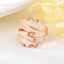 Show details for Classic Rose Gold Plated Fashion Ring with Worldwide Shipping