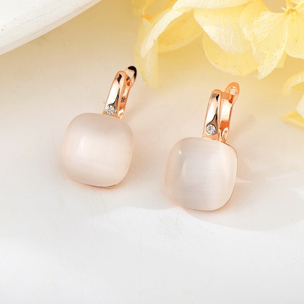 Picture of Classic White Stud Earrings with Speedy Delivery