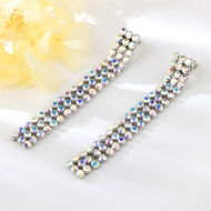 Show details for Platinum Plated Big Huge and Long Earring As a Gift