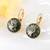 Picture of 14 mm swarovski element crystal satellite diamond earrings
