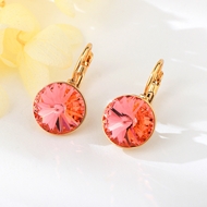 Show details for 12 mm Swarovski Element Crystal Satellite Diamond Earrings