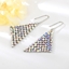 Show details for Distinctive White Platinum Plated Dangle Earrings with Low MOQ