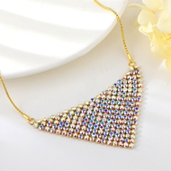 Show details for Good Quality Swarovski Element Big Short Statement Necklace