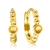 Picture of Eye-Catching Gold Plated Small Huggie Earrings with Member Discount