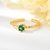 Picture of Famous Small Green Adjustable Ring