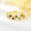 Show details for Filigree Small Cubic Zirconia Adjustable Ring