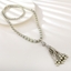 Show details for Classic Cubic Zirconia Y Necklace in Flattering Style