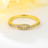 Picture of Sparkly Small Cubic Zirconia Fashion Ring
