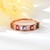 Picture of Best Cubic Zirconia Colorful Adjustable Ring