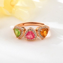 Show details for Delicate Cubic Zirconia Adjustable Ring with 3~7 Day Delivery