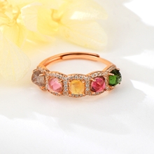 Show details for 925 Sterling Silver Rose Gold Plated Adjustable Ring with Unbeatable Quality