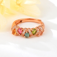 Show details for Delicate Cubic Zirconia Delicate Adjustable Ring