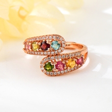 Show details for Bulk Rose Gold Plated 925 Sterling Silver Adjustable Ring Wholesale Price