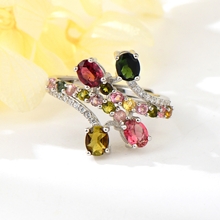 Show details for New Season Colorful Cubic Zirconia Adjustable Ring with SGS/ISO Certification