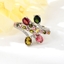 Show details for New Season Colorful Cubic Zirconia Adjustable Ring with SGS/ISO Certification
