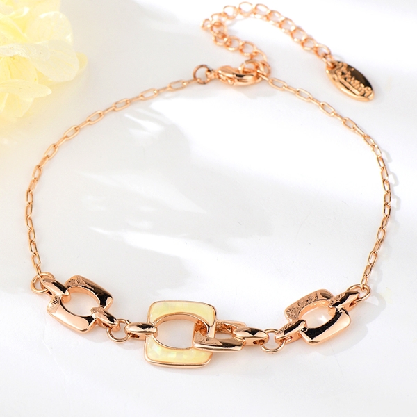 Picture of Buy Rose Gold Plated Zinc Alloy Fashion Bangle with Low Cost
