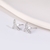 Picture of Delicate White Big Stud Earrings with Low Cost