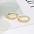 Picture of Fancy Small Gold Plated Clip On Earrings