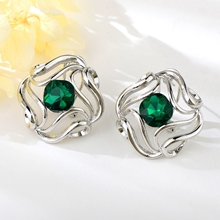 Show details for Zinc Alloy Green Dangle Earrings with Fast Delivery