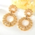 Picture of Best Selling Big Cubic Zirconia Dangle Earrings