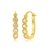 Picture of Popular Cubic Zirconia Copper or Brass Huggie Earrings