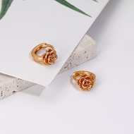 Picture of Stylish Small Flower Huggie Earrings